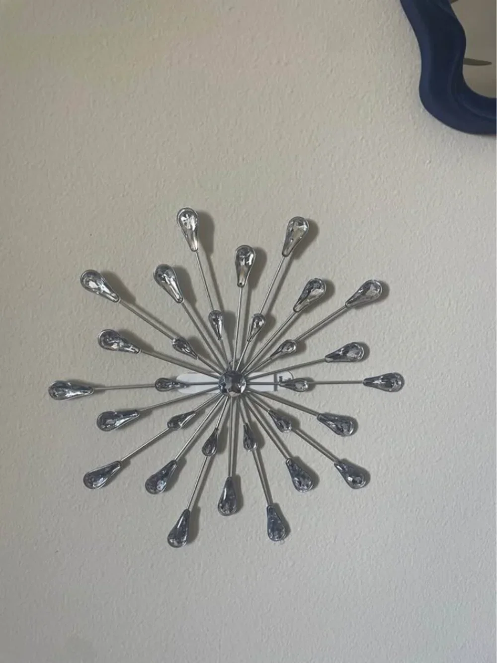 Silver Rhinestone Wall Art